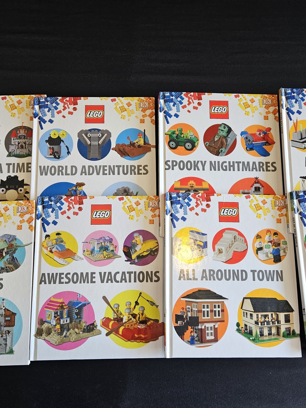 DK Lego World of Ideas Hardcover Books Lot of 8 , Cool Castles & More